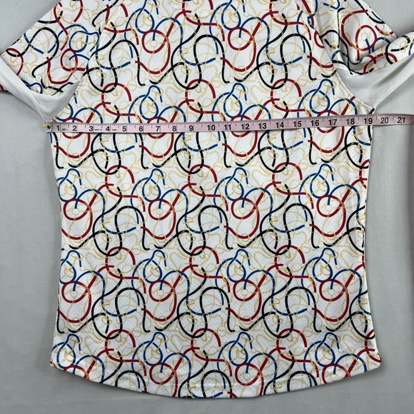 Pebble Beach Dry Luxe Performance 1/4 Zip Womens Medium Long Sleeve Golf Tennis - Picture 10 of 14